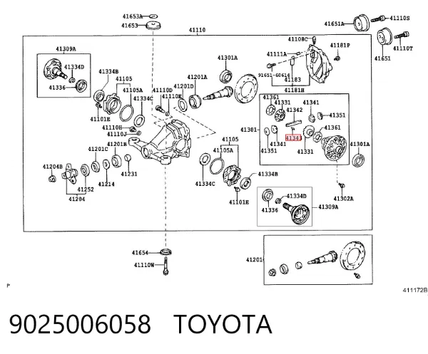  9025006058 Toyota