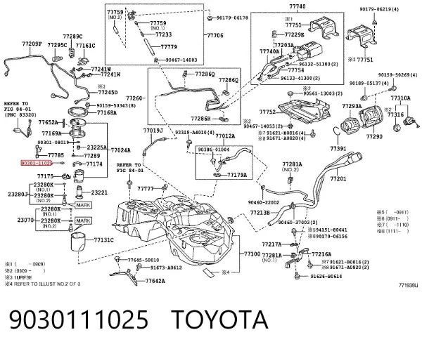  9030111025 Toyota