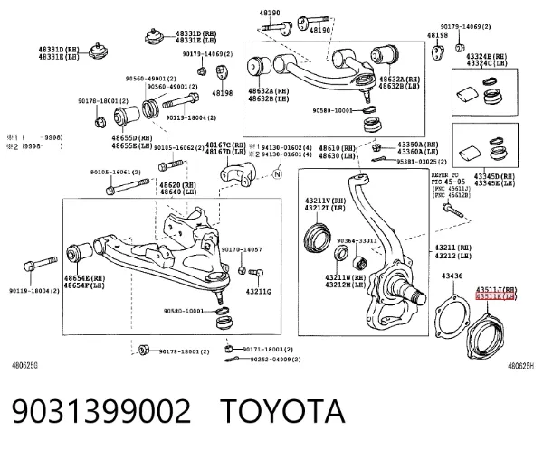  9031399002 Toyota