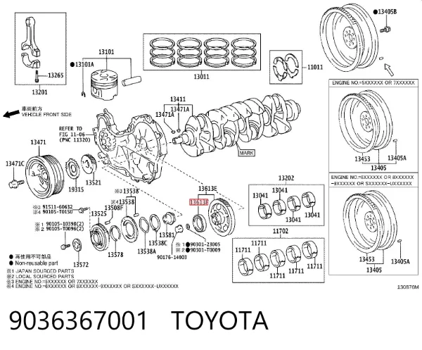  9036367001 Toyota