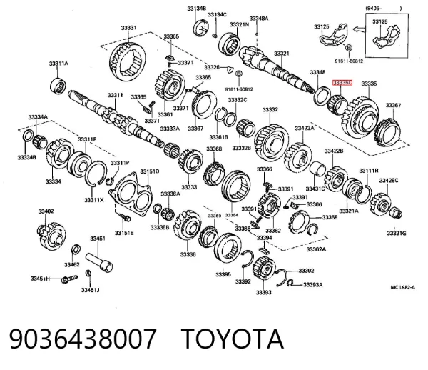 9036438007 Toyota
