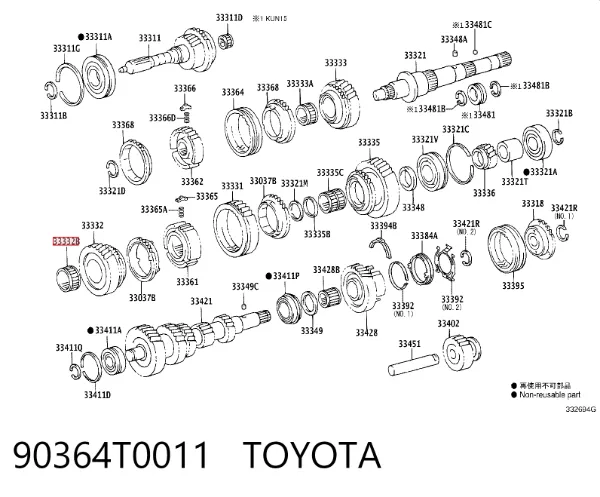 90364T0011 Toyota