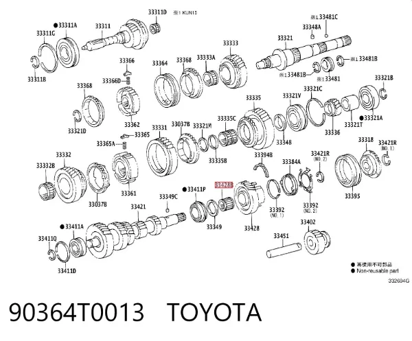 90364T0013 Toyota