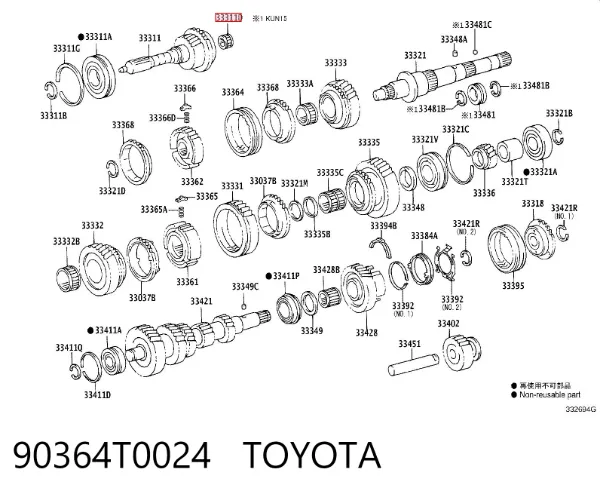  90364T0024 Toyota