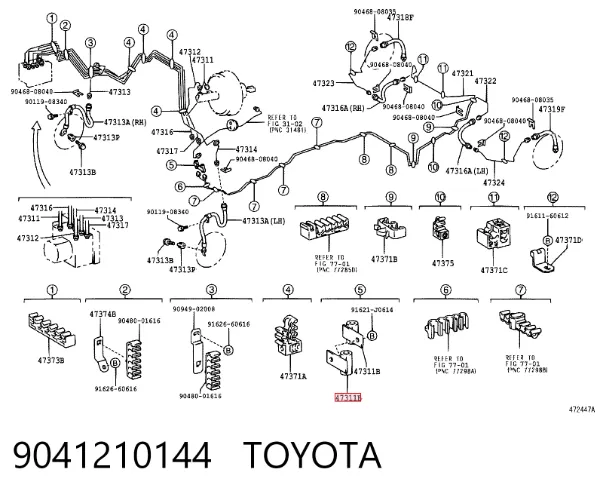  9041210144 Toyota