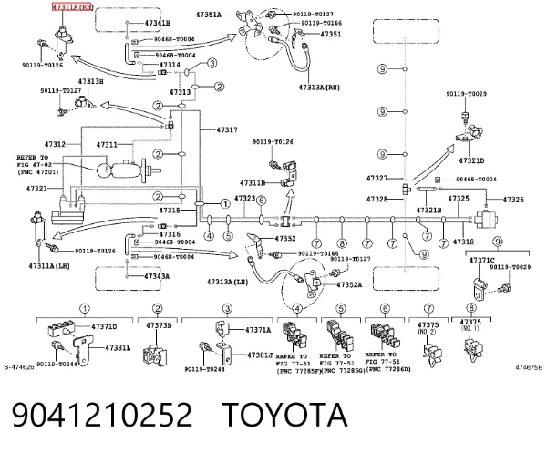  9041210252 Toyota