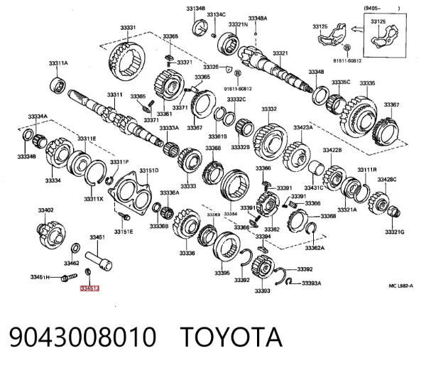  9043008010 Toyota
