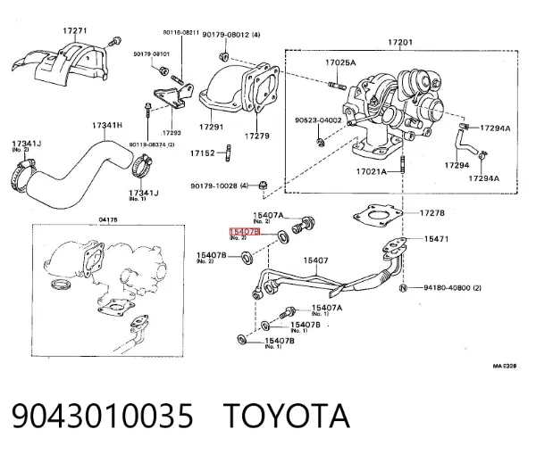  9043010035 Toyota