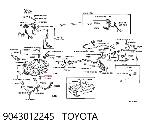  9043012245 Toyota