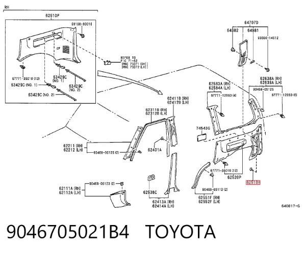  9046705021B4 Toyota