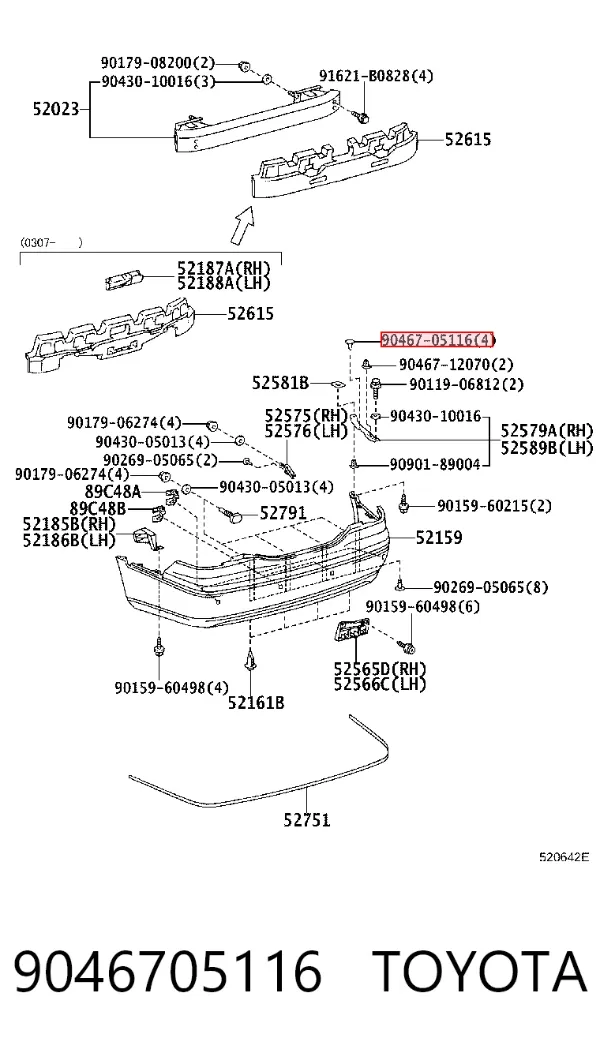  9046705116 Toyota