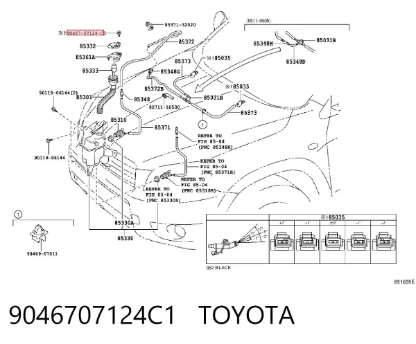  9046707124C1 Toyota
