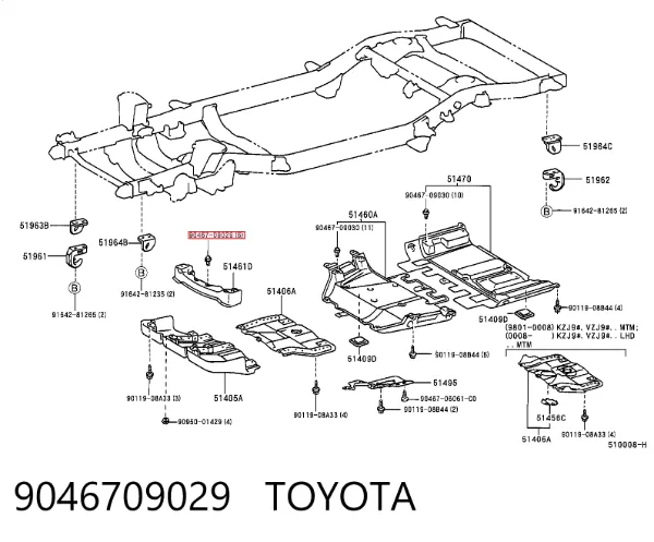  9046709029 Toyota