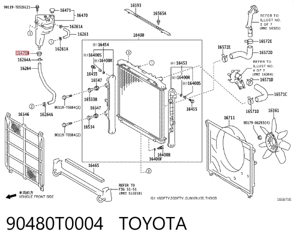  90480T0004 Toyota