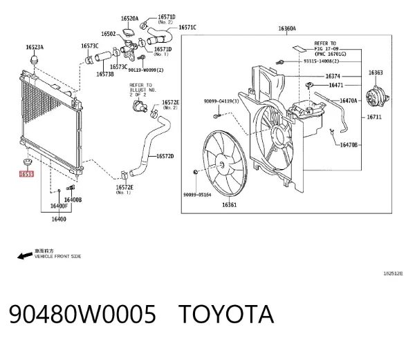  90480W0005 Toyota