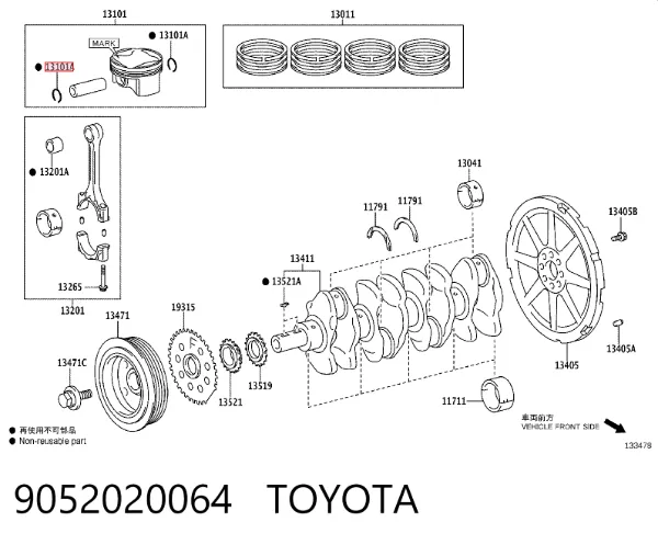  9052020064 Toyota