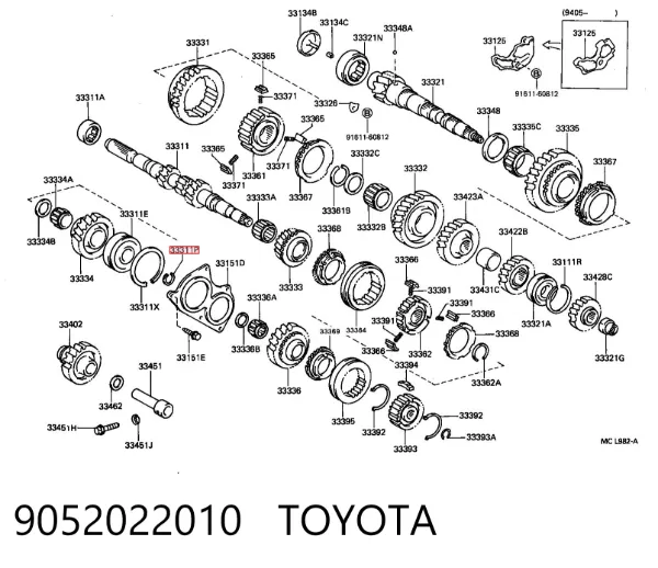  9052022010 Toyota