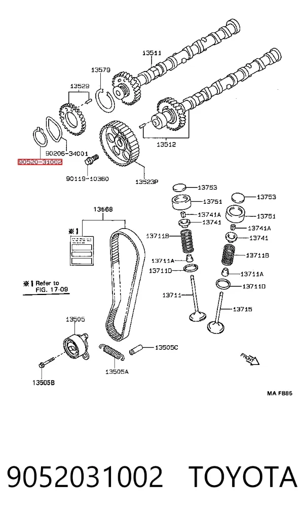  9052031002 Toyota
