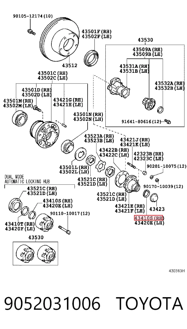  9052031006 Toyota
