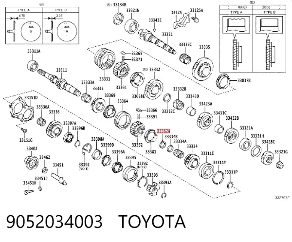  9052034003 Toyota