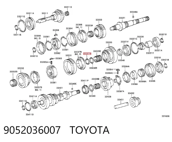  9052036007 Toyota