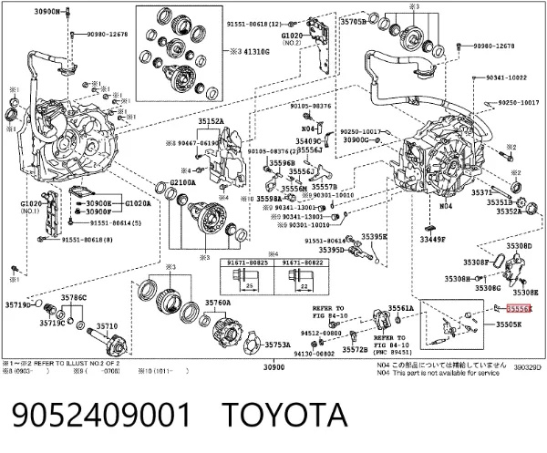  9052409001 Toyota