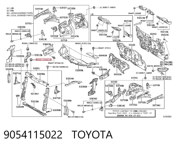  9054115022 Toyota