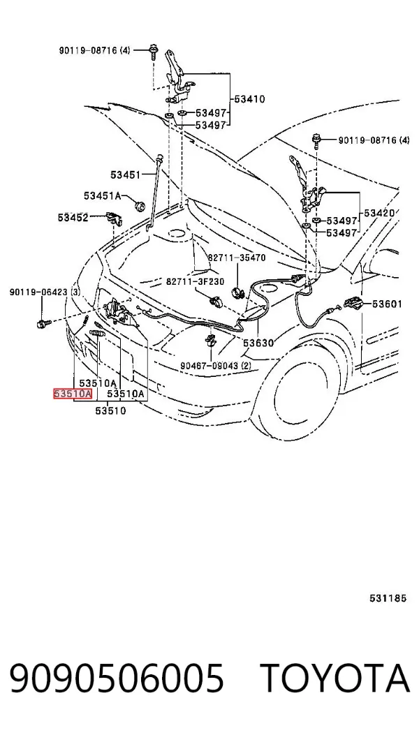  9090506005 Toyota