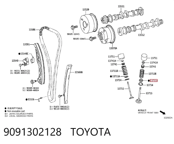  9091302128 Toyota