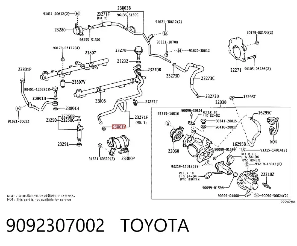  9092307002 Toyota