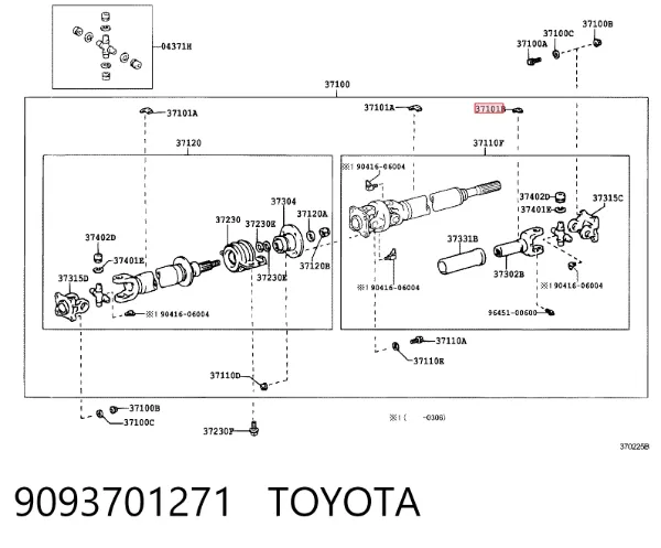  9093701271 Toyota