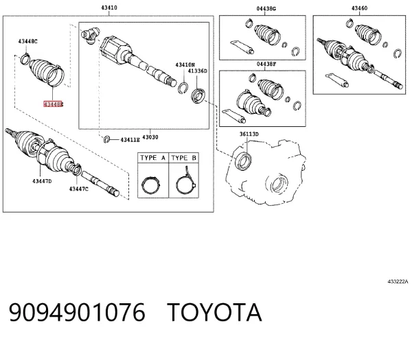  9094901076 Toyota