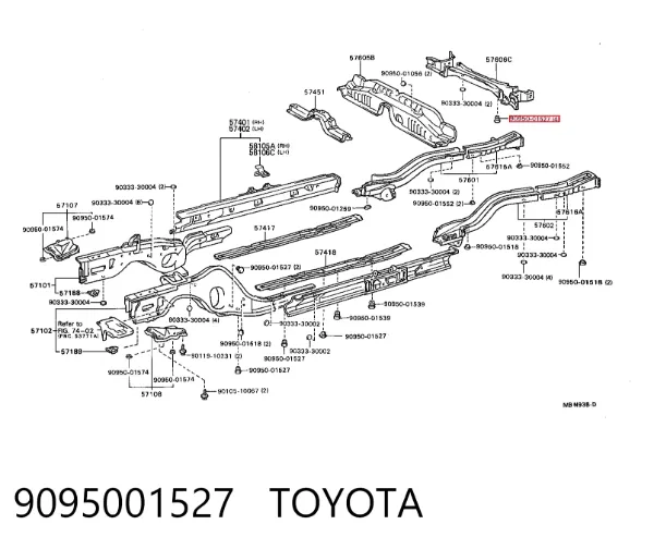  9095001527 Toyota