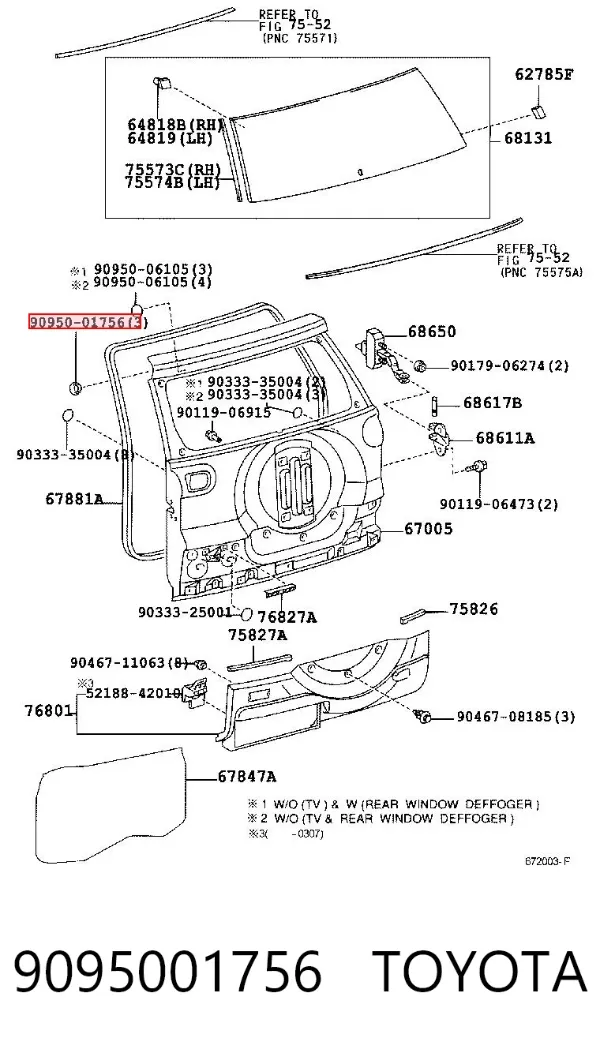  9095001756 Toyota
