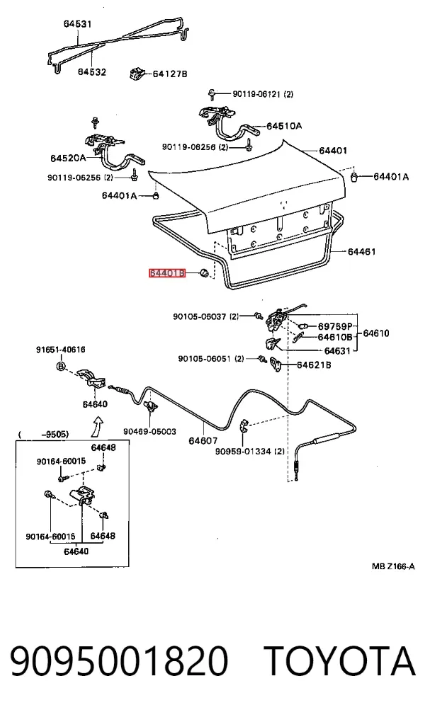  9095001820 Toyota