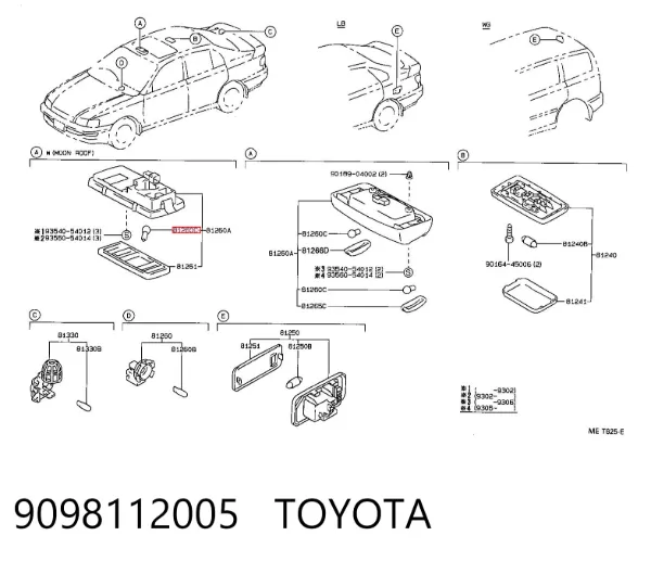  9098112005 Toyota