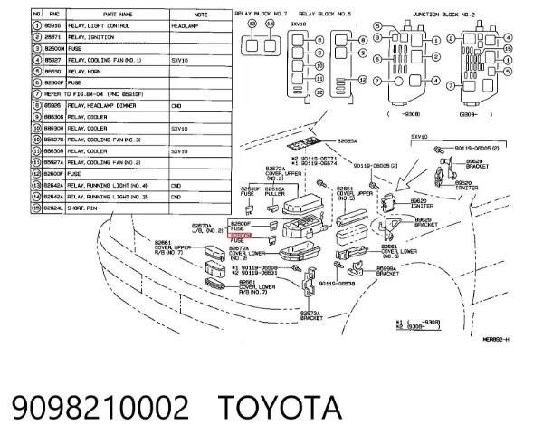  9098210002 Toyota
