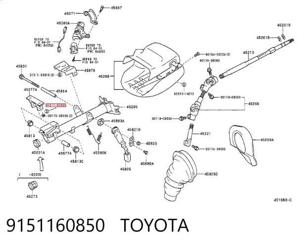  9151160850 Toyota