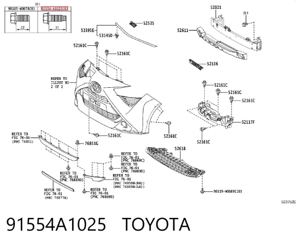  91554A1025 Toyota