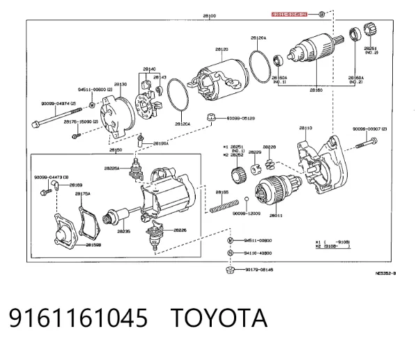  9161161045 Toyota