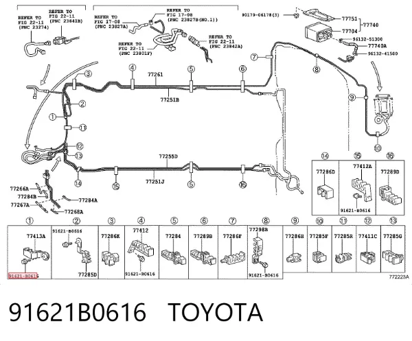  91621B0616 Toyota