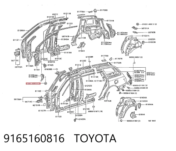  9165160816 Toyota