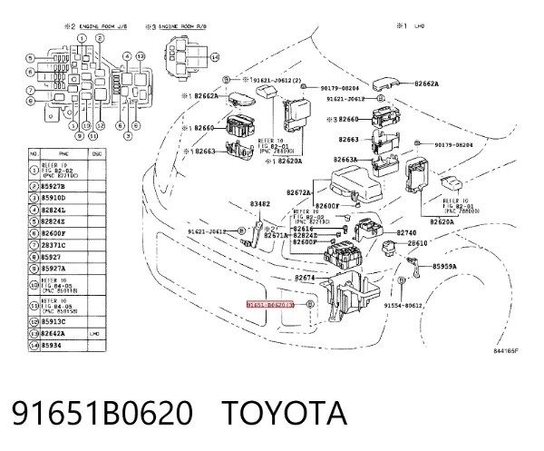  91651B0620 Toyota