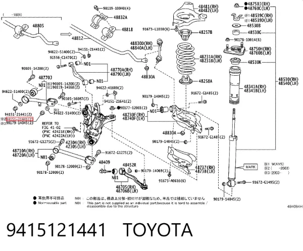  9415121441 Toyota