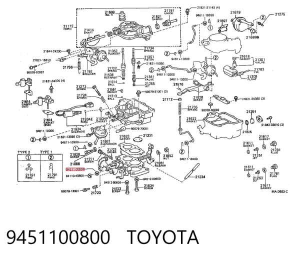  9451100800 Toyota