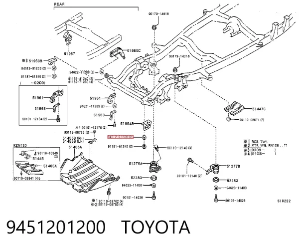  9451201200 Toyota