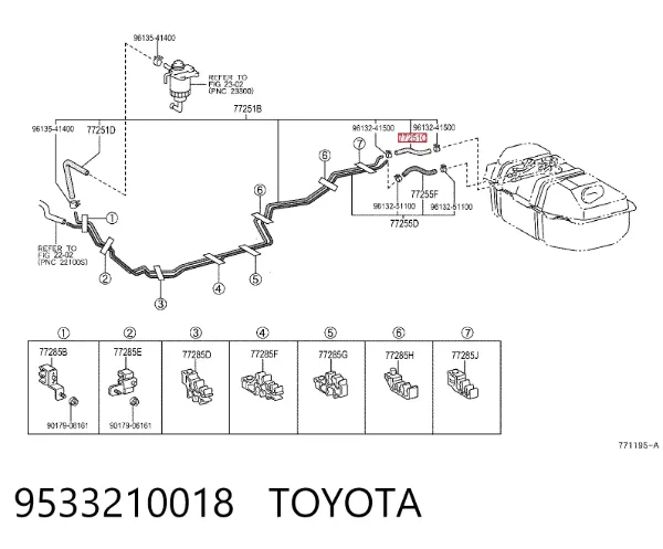  9533210018 Toyota
