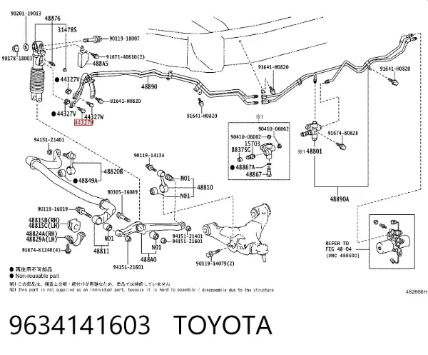  9634141603 Toyota