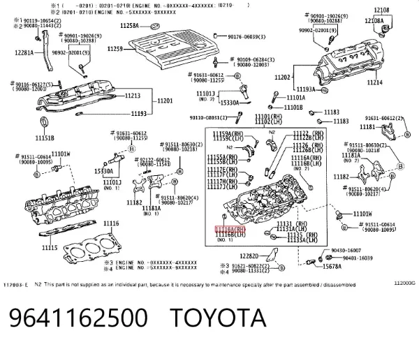  9641162500 Toyota