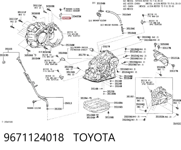  9671124018 Toyota